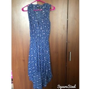 Cotton on high low dress with pretty flower design